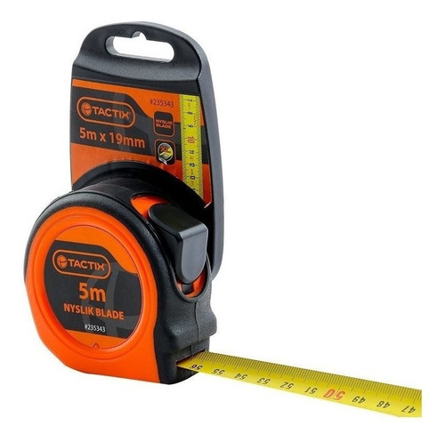 Imagen 2 de 6 de Oferta Del Dia Cinta Métrica 235343 Tactix-negro Y Naranja T