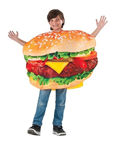 Rubíes Hamburguesa Costume- Niño