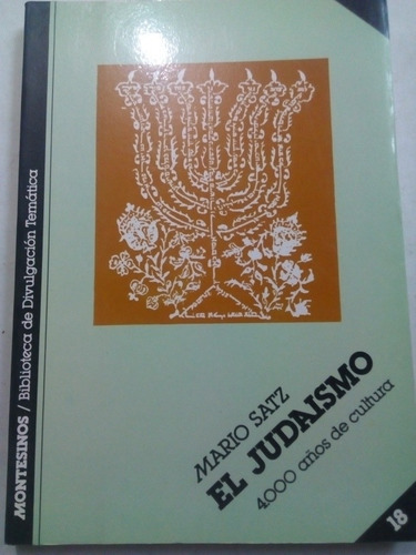 Libro El Judaismo 4000 Años De Cultura Satz Historia Judía