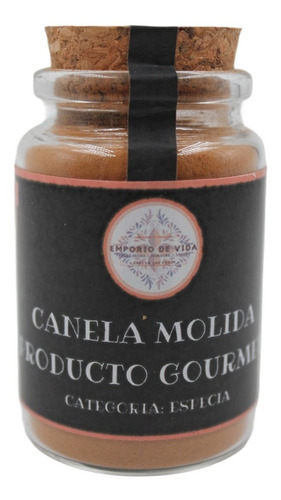 Canela Molida Premium Frasco De Vidrio O Granel