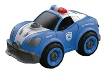 Comprar Vehiculo Para Armar Auto De Policia City Police Color Azul Personaje Auto Policia