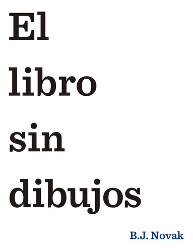 El Libro Sin Dibujos