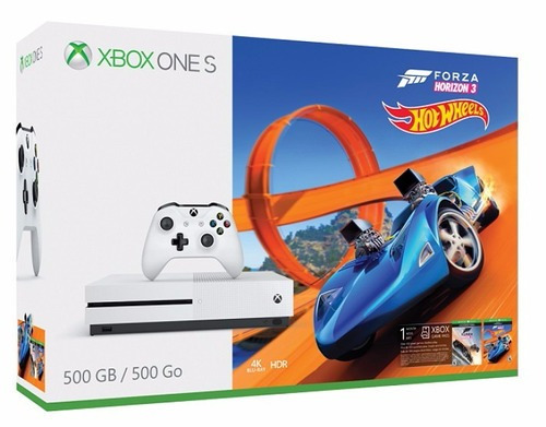 Xbox One S 500gb Con Hot Wheels Y Forza Horizon 3