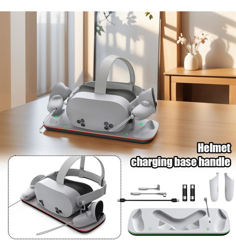 Para Cargar Cascos Meta Quest3/3s Vr