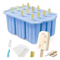 Comprar Silicona Helado Helado Paletas Maker 12 Cavidades Casero