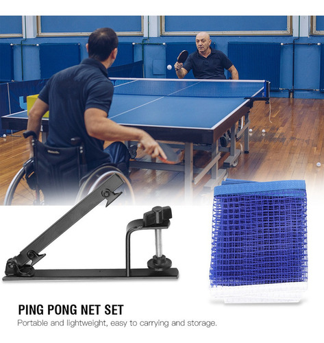 B Juego De Red De Ping Pong Portátil Para Tenis De Mesa