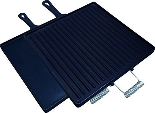 King Kooker Cisqg14s 2sided Preseasoned Plancha De Hierro Fu