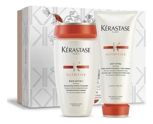  Kerastase Set Hidratación Nutritive Bain Satin 1+ Lait Vital