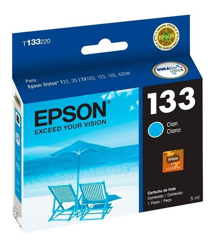 Epson T133220 Cyan T25/tx125/135/320f/420w/430w/235w