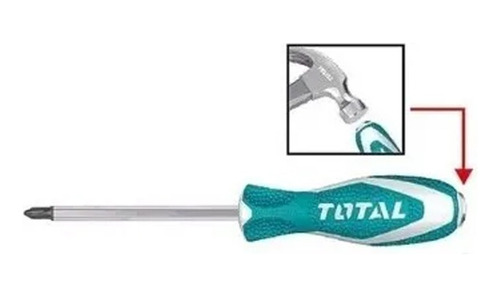 Destornillador Plano De Golpe 8 Mm X 200mm Total Thtgts8200