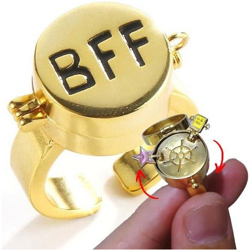 Anillo Ver. Giratorio Amigos Bff Bob Esponja San Valentin