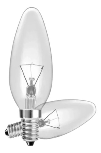 Lâmpada Vela Lisa 40w 220v Clara E14 - Sadokin