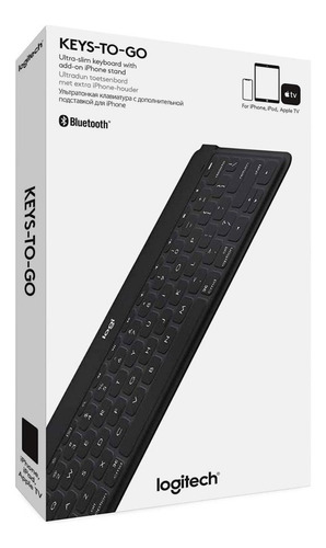 Teclado Logitech Keys To Go Para iPad Mini 6 A2567 A2568 