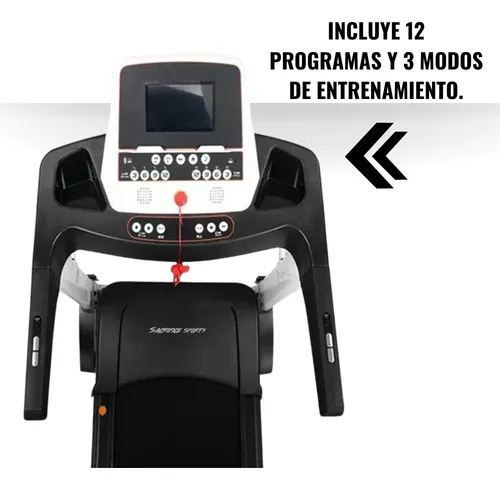 Trotadora A4, Con Inclinación Automática Motor 3hp Lcd Mp3
