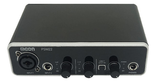 Moon Audio Pro Psm22 - Interfaz De Audio Profesional Usb Negro
