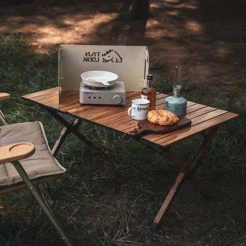 Imagen 2 de 7 de Mesa Multiuso Plegable Portatil Camping Viaje 90*60cm