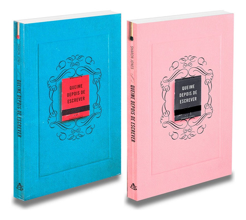 Kit 2 Livros Queime Depois De Escrever Azul E Rosa