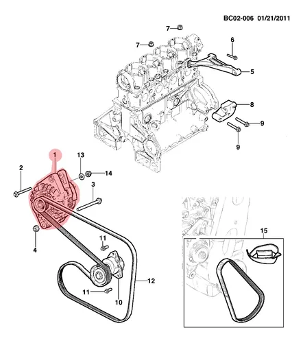Alternador, Agile 2011/13, Montana 2010 60a-valeo (94700046)