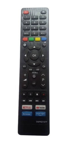 Control Remoto Para Tv Aiwa Smart Tv Modelo: Aw39b4sm