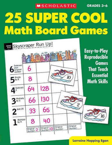25 Super Cool Math Board Games - Scholastic Kel Ediciones