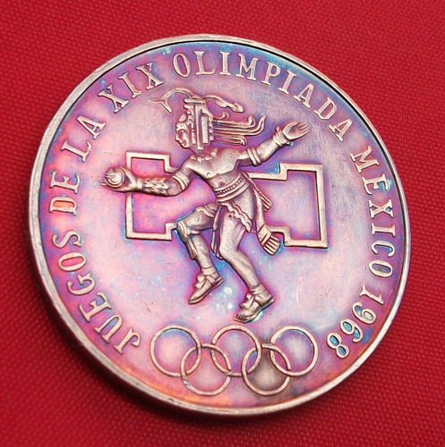 Moneda 25 Pesos Juegos Olimpicos Plata Ley .720