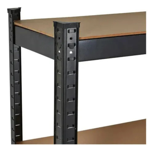 Estante Metalico Negro 5 Niveles Altura Ajustable 180x90x40 Negro