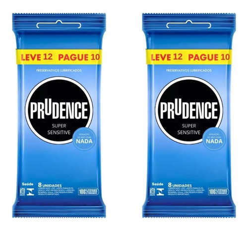 Camisinha Prudence Extra Fina Sensação De Não Usar Nada 24un