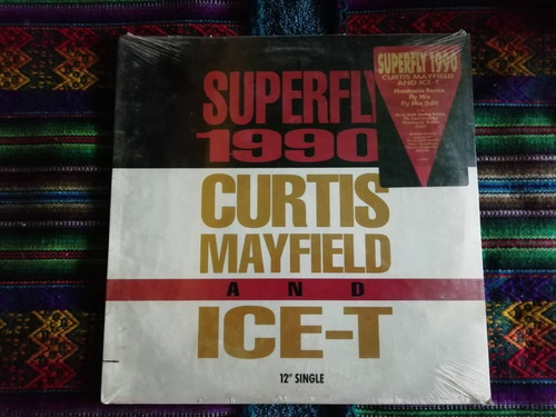 Disco De Vinilo Superfly 1990, Curtis Mayfield And Ice