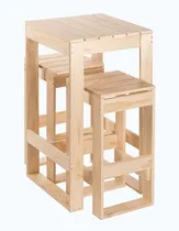 Comprar Banquitos Taburetes De Madera Rectangulares 