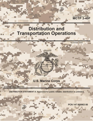 Libro: Marine Corps Tactical Publication Mctp 3-40f And 2020