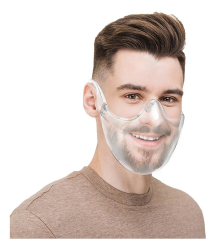 Protector De Mascarilla De Plástico Transparente Reutilizabl