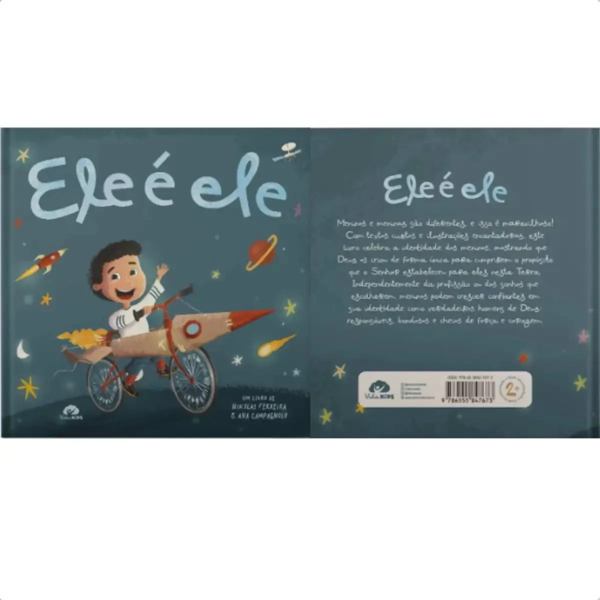 Livro Ele É Ele Livro Infantil Cristão Identidade Masculin