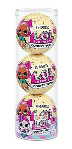 Jaja Sorpresa! Confetti Pop 3 Pack Waves - 3 Muñecas Relanza