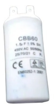 Condensador Capacitor Cbb60 1.5mf 450vac 4p X2 Unidades