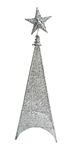 Árbol De Navidad Alambre Plata 45 Cm #30697 - Sheshu Navidad