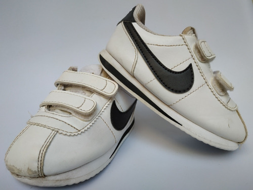 Zapatillas Nike Cortez Kids Leather Cuero Talle 23,5 Eur 