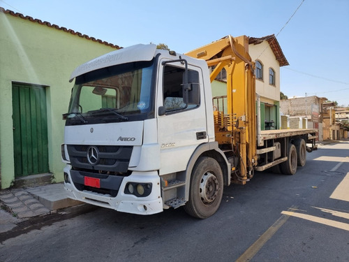 Imagem 12 de 15 de Mercedes-benz Atego 2426 6x2 Ano 2014 Munck 20.000 Ton