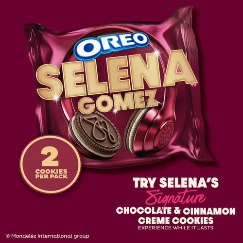 Galletas Oreo Selena Gomez Edicion Limitada 10 Pack