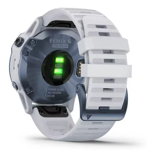 Garmin Fenix 6 Pro Solar Correa Silicona Blanco 47mm Reloj