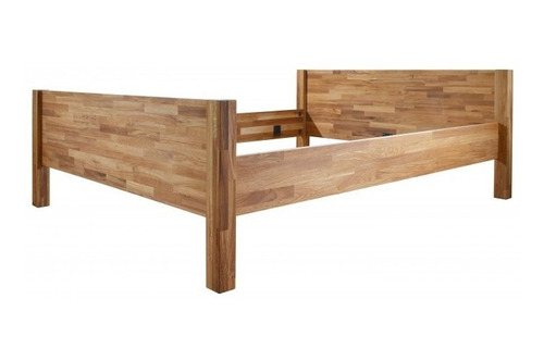 Imagen 4 de 4 de Cama Doble De Madera Maciza 100% Roble Ref: Maciza46