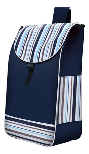 2 Carrito De Repuesto, Carrito De Compras Plegable, Azul