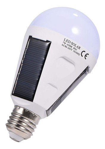 Bombilla Led Solar Portatil Emergencia Para Falla Energia 12