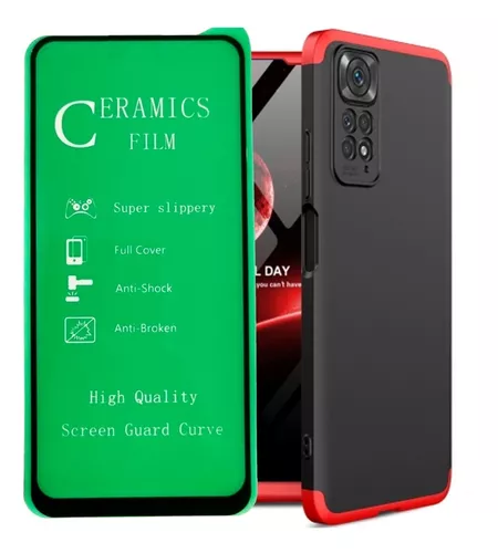 Cristal templado Privacidad Xiaomi Redmi Note 9/Note 10 Protector de  Pantalla 5D Curvo