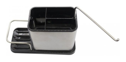 Imagen 2 de 5 de Organizador Bacha Cocina Acero Inoxidable C/ Drenaje Palermo