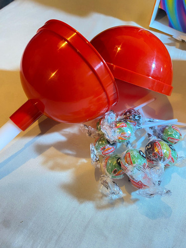 Chupetines Mega Lolly Pops Con 10 Unidades De 8gr - Pack X 4