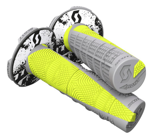 Grips Scott Deuce 2 Gris/amarillo Neón