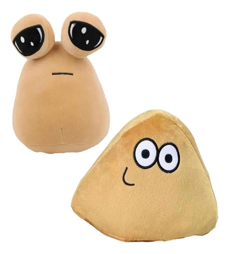 2 Pcs Emoción Alien Pou Furdiburb Muñeco Peluche Juguete