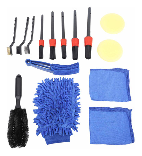 Kit De Limpieza De Cepillos Para Detalles De Automóviles Alt
