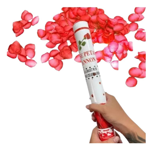 Lanza Confeti De Rosas Para Eventos Especiales