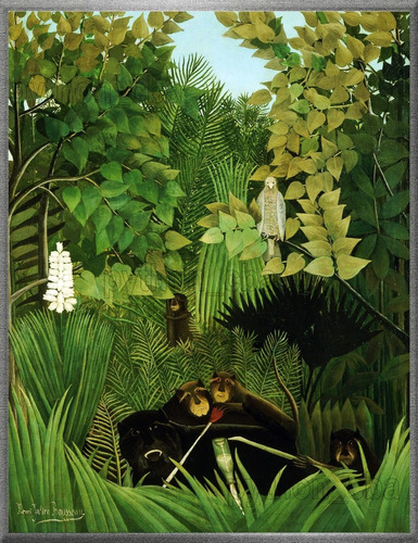 Cuadro Los Bufones Alegres - Henri Rousseau - Año 1906